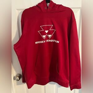 EUC Men’s Red Massey Ferguson Hoodie